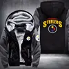 Pittsburgh Sublimated Football Team Men Women Thicken Jersey Football Soccerr Uniforms Hoodie Jacket Clothing Casual Coat