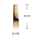 Salon Professional Tortoise Double Tooth Hair Teasing Comb