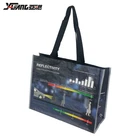China Factory Custom Recycle Glossy Laminated PP Woven Laminated Shopping Bag For Supermarket