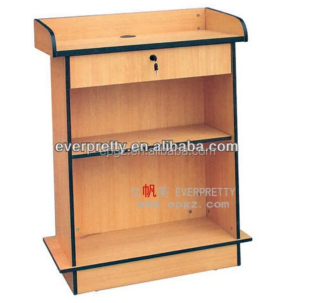 Modern Luxury Wood Speech Table Design High Quality Wooden Church