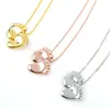 Beautiful cute gold/silver/gold plating baby foot necklace baby jewelry