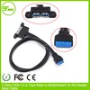 2 Port USB 3.0 A Female to 20 Pin Cable Internal USB Motherboard Connection