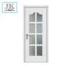 JHK-G21 Interior Double Doors Prehung Door Design House 4 Panel Glass Door