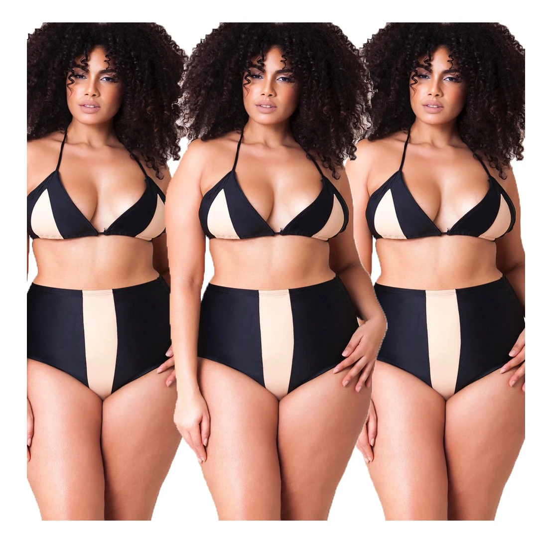 SAYLH19020 custom private label printed high waist extreme sexy bikini 2 piece set swimwear for plus size ladies, As photo showed
SAYLH19020 custom private label printed high waist extreme sexy bikini 2 piece set swimwear for plus size ladies, As photo showed