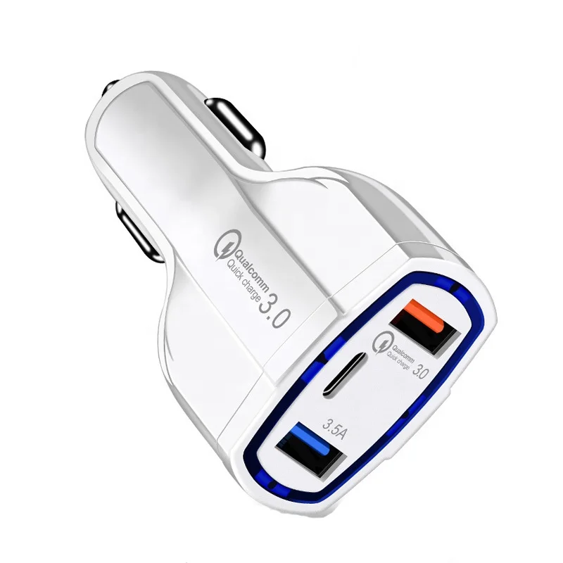 ZMD high quality multi USB type c car charger for mobile cell phone, Black or white
ZMD high quality multi USB type c car charger for mobile cell phone, Black or white