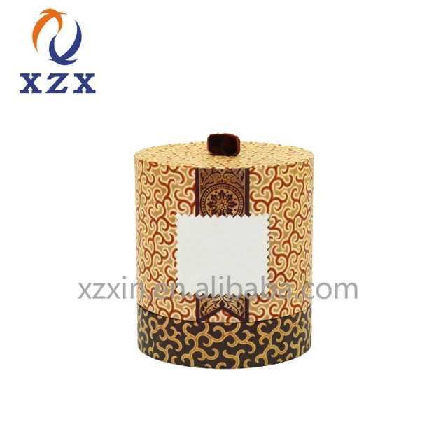 wholesale custom logo paper cosmetics luxury round gift box set