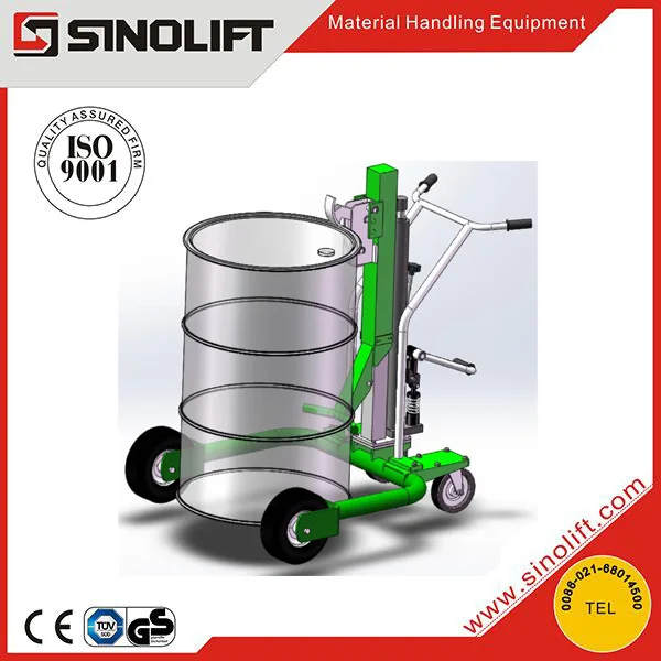 sinolift dy350a-2 hydraulic hand drum trolly