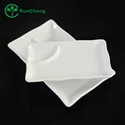 8-10inch 2 compartment melamine divided dinner plate