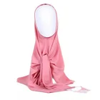 new arrival arab long muslim women shawl custom logo scarf ready to wear hijab