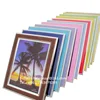 High class colorful standing PVC plastic photo frame