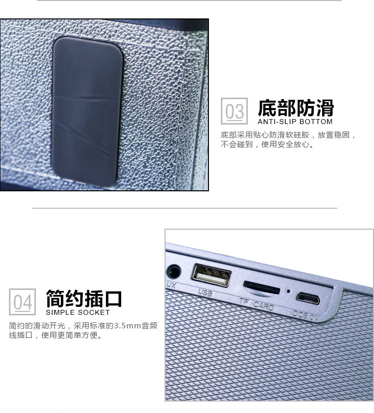 2018 Cheap wireless bt speaker square shaped mini portable - ANKUX.COM