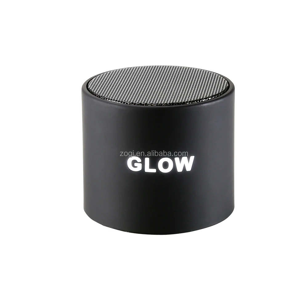 ZOGI super mini ABS 3W LED light up logo wireless speaker with customized LED logo - ANKUX.COM
