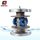 4-20mA output with LCD display electromagnetic water flow meter sensor