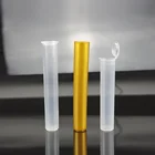 19 dram 60 Dram Pop Top Vial Gold And Translucent Color Plastic Pop Top Bottles Medical Cannabis Containers