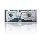ST-Craft Best Selling Customized Size Elegant New Bank Note Currency Silver Color 50 US Dollar Banknote