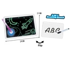 Educational 3D led light painting 2 in 1 magic drawing board Kids toy
