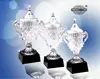 Big Crystal Trophy Cup With Black Base