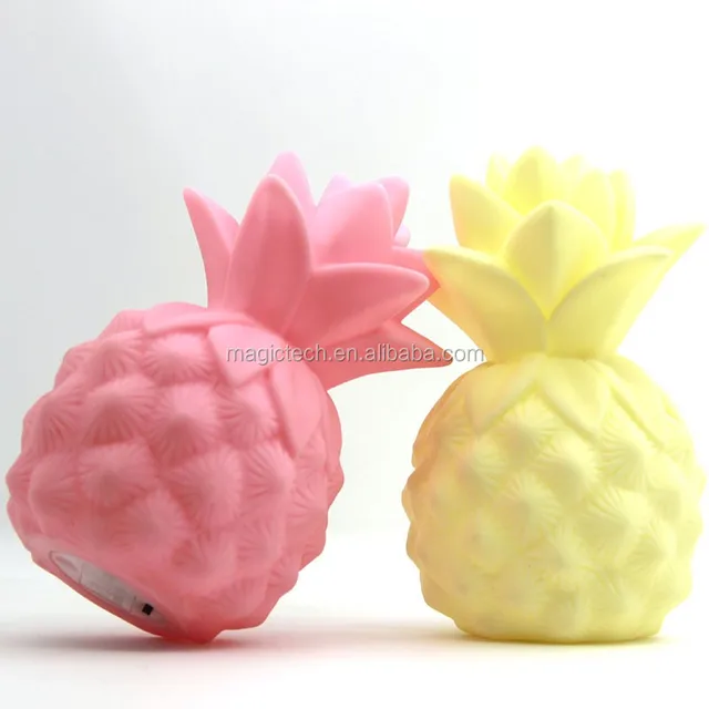 new items promotional gift 3d pineapple nightlight fashion