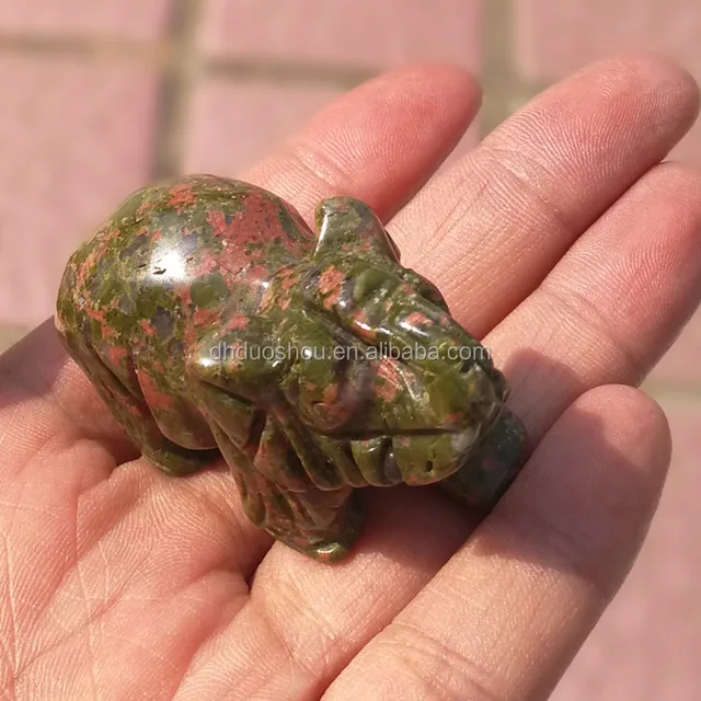 natural small elephant stone carving decorative animal figurines
