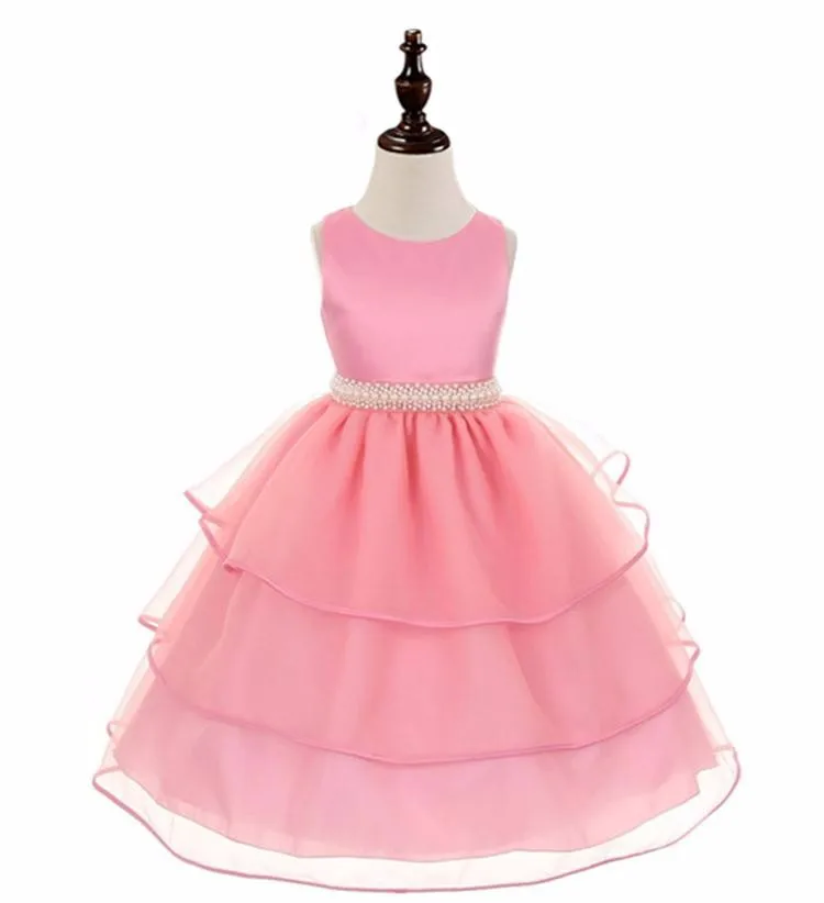 Fairy Tale Princess Candy Cake Dresses For Girls Sweet Kids Birthday Party Ceremonies Wear Girl Dress Costumes Children Clothing