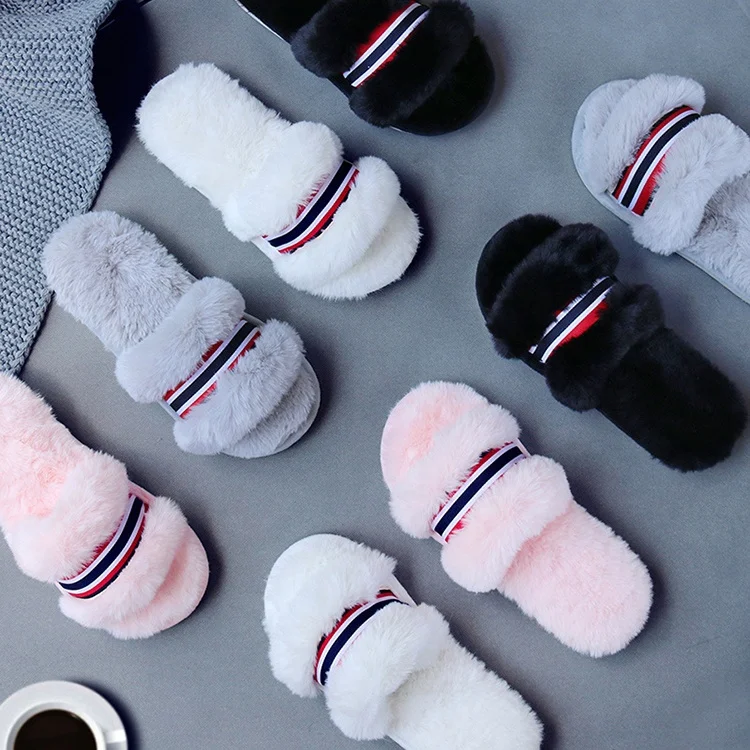 Wholesale design women Color woven faux fur slides sole ladies home indoor shoes soft plush bedroom flip-flops slippers, Customized
Wholesale design women Color woven faux fur slides sole ladies home indoor shoes soft plush bedroom flip-flops slippers, Customized