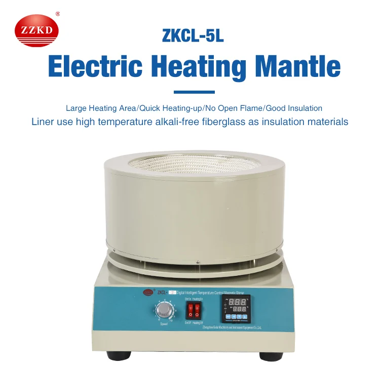 Digital Control ZNCL-5L Magnetic Stirring Heating Mantle For Lab