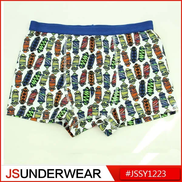 Sexy young boys underwear with animal waistband from OEM factory