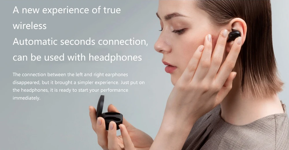 Original Redmi AirDots True Wireless Bluetooth 5.0 Mi Earbuds Earphone Headphone With Charging Case - ANKUX.COM
