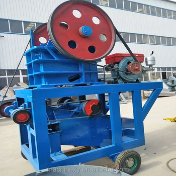 Hot Sale Portable Small Diesel Engine Stone Crusher Jaw Crusher Price