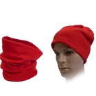 Winter Fleece Snood Scarf Neck Warmer Beanie Hat Ski Balaclava Multi Use