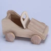 Small unfinished old wooden car model for children ,kids toy-handmade car model