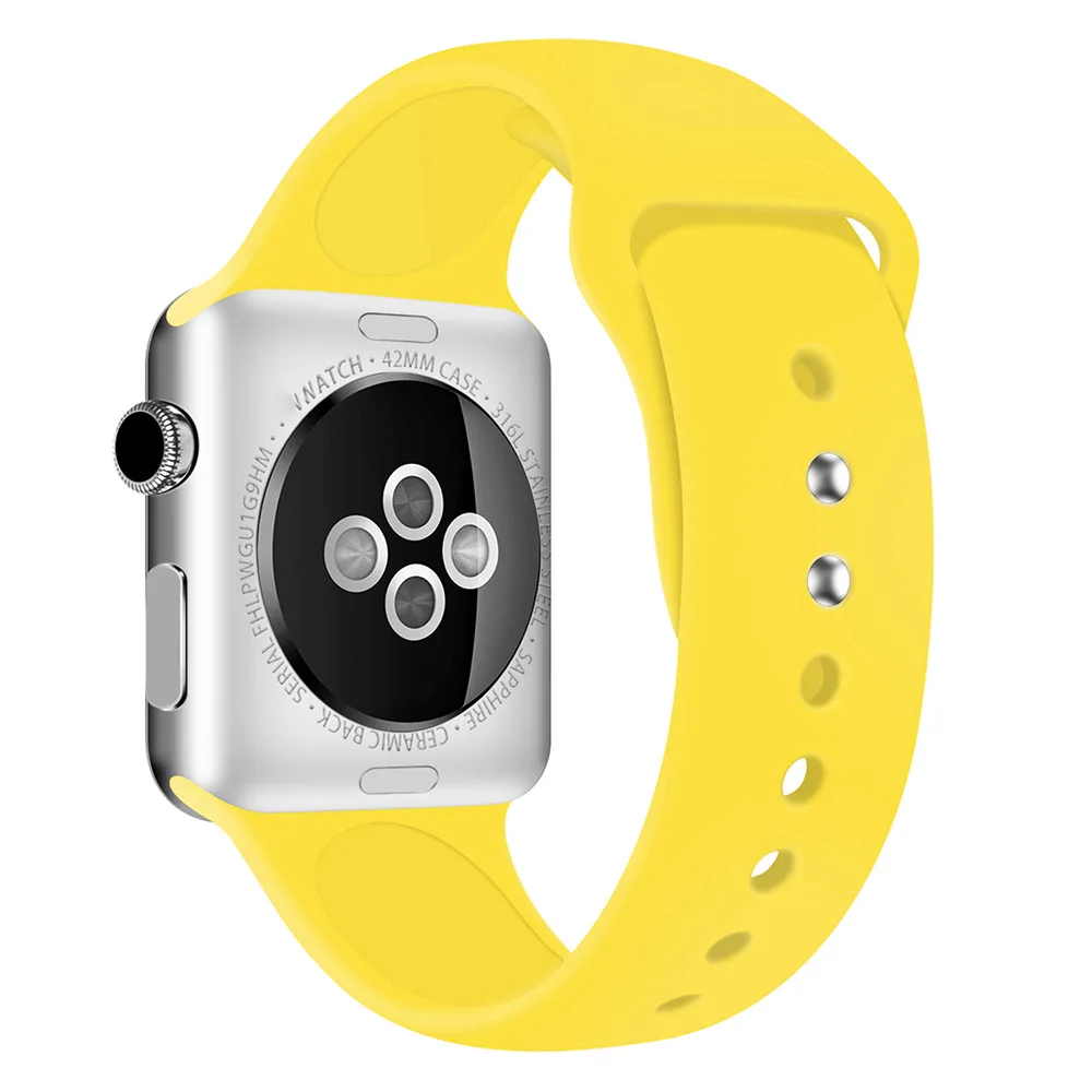 IVANHOE For Apple Watch Band 38/40mm 42/44mm Soft Silicone Strap Replacement Apple Watch Sport Bands For iWatch Series 4/3/2/1, Multi-color optional or customized
IVANHOE For Apple Watch Band 38/40mm 42/44mm Soft Silicone Strap Replacement Apple Watch Sport Bands For iWatch Series 4/3/2/1, Multi-color optional or customized