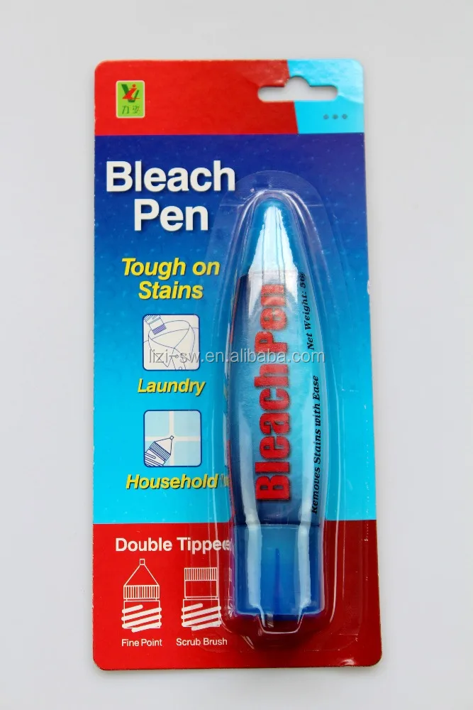 56g double tipped Bleach Pen, best cleaner for white cloth,easy to bring