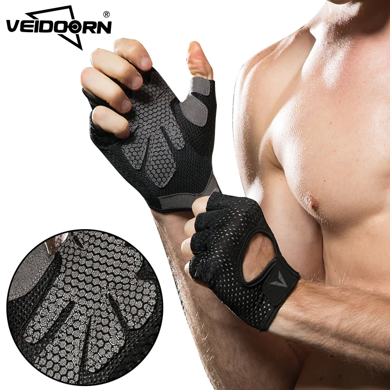 Anti slip Breathable Men Women Half Finger Weight Lifting Workout Gym Sport Fitness Gloves, Black, gray, pink
Anti slip Breathable Men Women Half Finger Weight Lifting Workout Gym Sport Fitness Gloves, Black, gray, pink