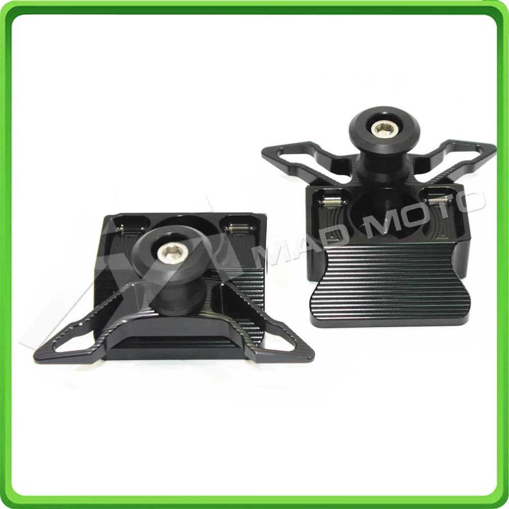 CNC rear chain adjusters with stand hook For Honda Grom MSX125 MSX 125SF 2013 2014 2015 2016 Black (2)