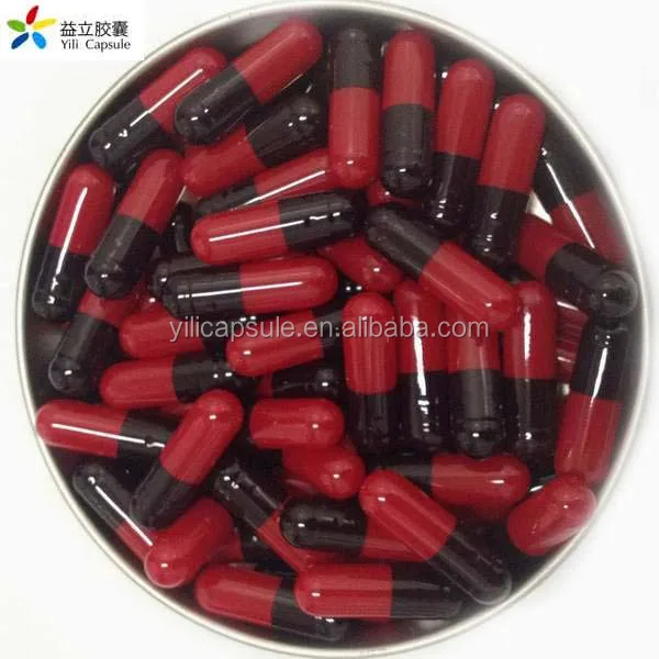 red and yellow capsules medical capsules halal empty capsules