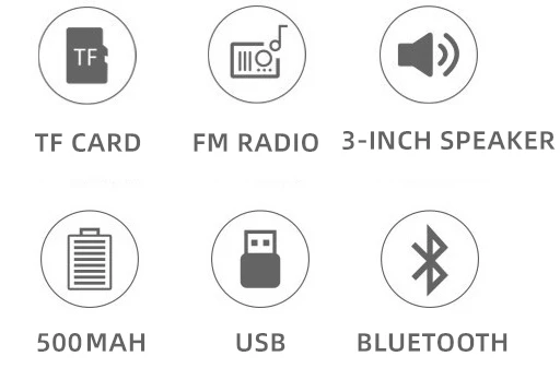 The Original MS Speaker dj music subwoofer full range multimedia bt bluetooth speakers - ANKUX.COM