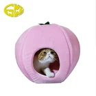 Soft plush covered cute pet cat cave bed nest with factory direct
