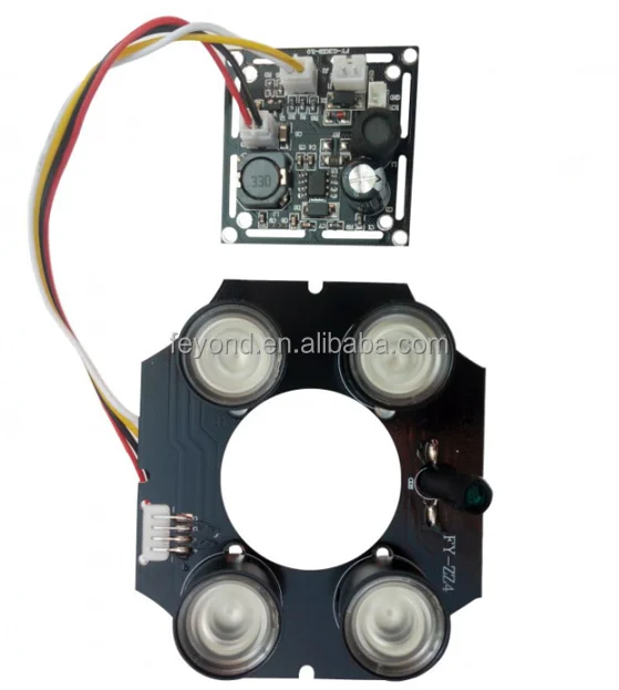 Feyond cctv camera spare parts and accessories 4pcs Epistar array IR infared led board for bullet camera housing FY-ZZ4