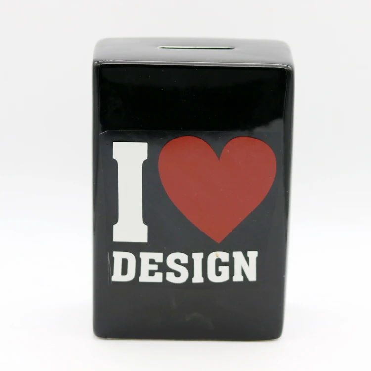 Cute ceramic doll custom mini atm money box for kids (2).jpg