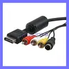 Composite S Video AV Cable for SONY PS2 PS3 PS3