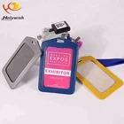 Professional supplier custom sd clear pvc card holder leather