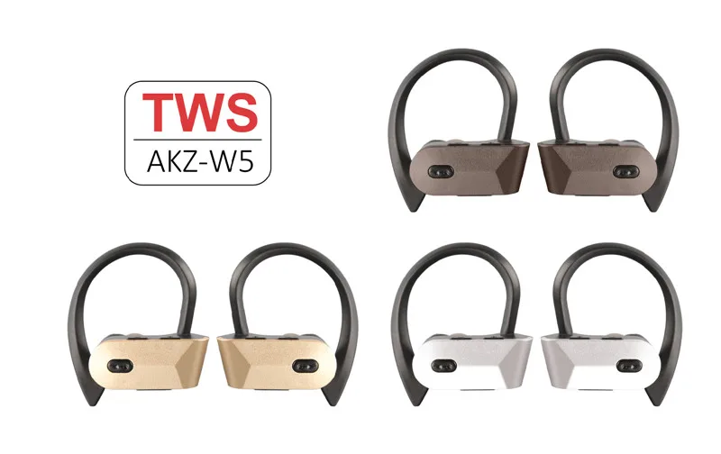 AKZ-W5 Sport BT Earbuds TWS Wireless Freedom Ear Hook True Wireless BT5.0 Headset - ANKUX.COM