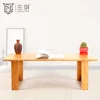 Foldable environmental Bamboo Wood Small Bed Dinning Table