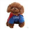 Wholesale children gift cute dog plush stuffed toy with clothing