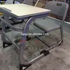 China manufacture supplier Used School furniture student wooden study desk and chair sets