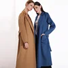 Pretty steps High Quality Cashmere England Style Long Women Overcoat
