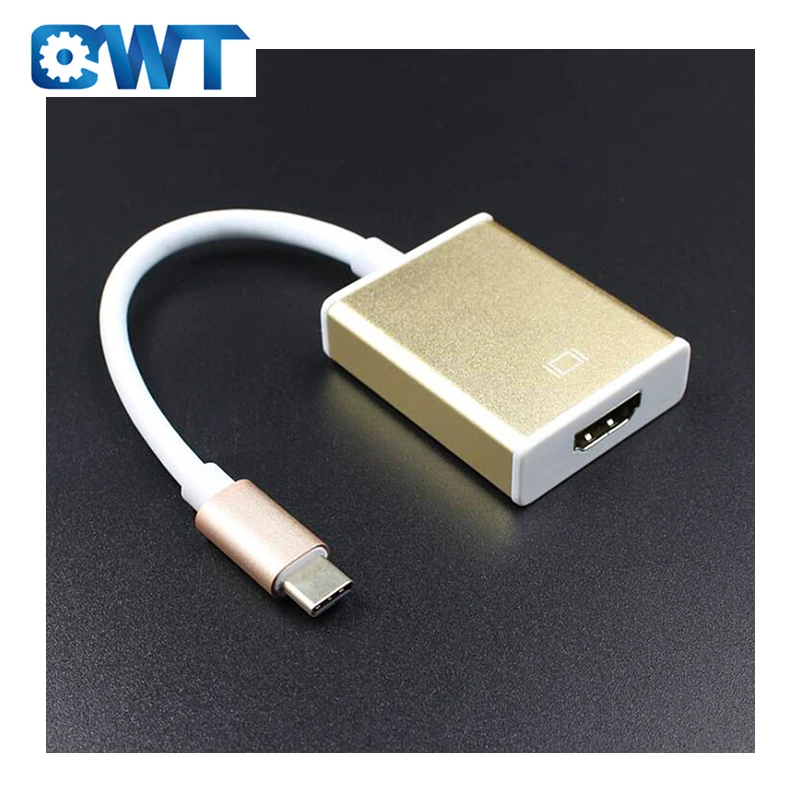 QWT Aluminum Alloy 4K 60Hz USB 3.1 Cable Type C Male To HDMI Convertor Adapter For Surface Macbook Air Ipad Monitor Projector
QWT Aluminum Alloy 4K 60Hz USB 3.1 Cable Type C Male To HDMI Convertor Adapter For Surface Macbook Air Ipad Monitor Projector