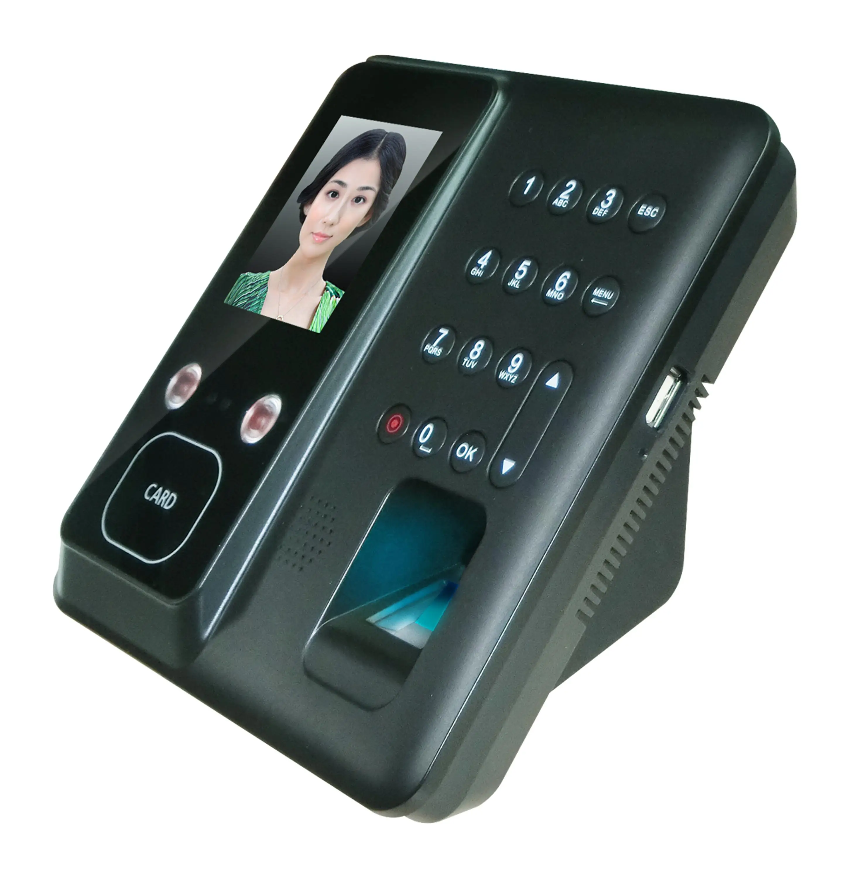 HF-FR602 gran diseño Multi-identificación biométricos profesional fecha sello de tiempo Digital tarjeta Sim máquina de asistencia