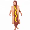 hot dog mascot Adult Funny food costumes for halloween carnival party